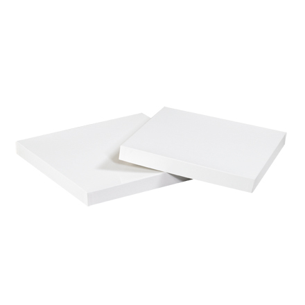 19 x 12" White Deluxe Gift Box Lids