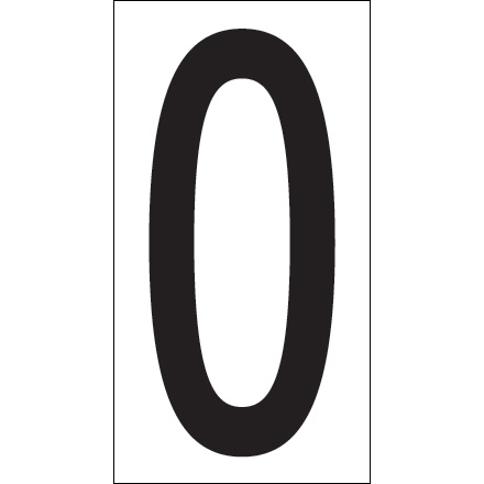 3 <span class='fraction'>1/2</span>" "O" Vinyl Warehouse Letter Labels