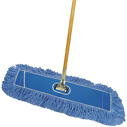 Deluxe Looped-End Dust Mop Kit - 24"
