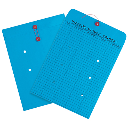 10 x 13" Blue Inter-Department Envelopes