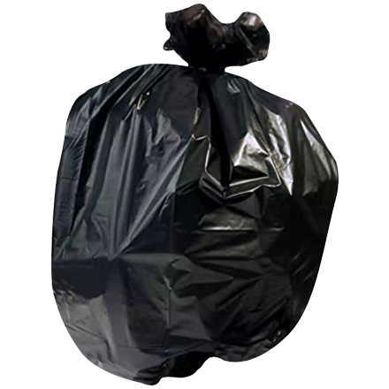 High Density Trash Liners - Black, 33 Gallon, .63 Mil.