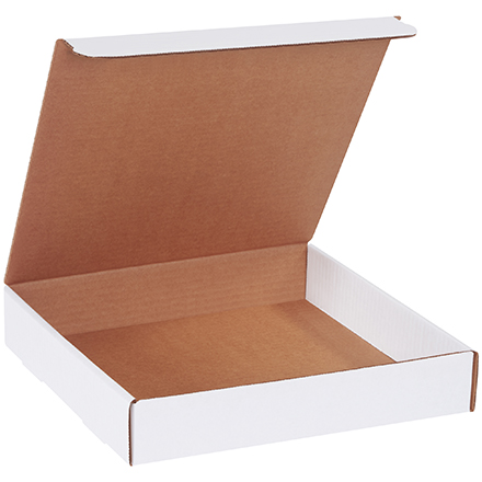 11 x 11 x 2" White Literature Mailers