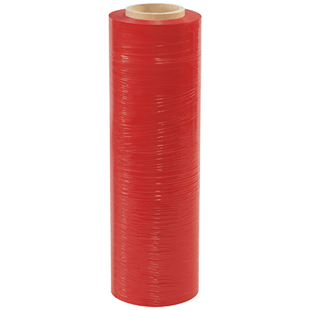 18" x  80 Gauge x 1500' Red Cast Hand Stretch Film