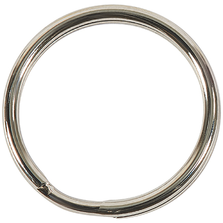 1 <span class='fraction'>1/8</span>" Chrome Split Key Rings